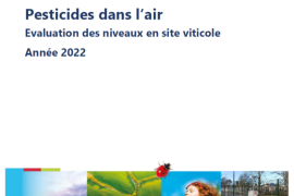 Pesticides dans l'air - Evaluation des niveaux en site viticole (année 2022)