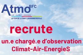 Atmo BFC recrute