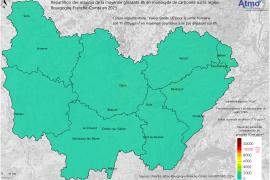 Monoxyde de carbone 2023 - Maxima 8h (UE)