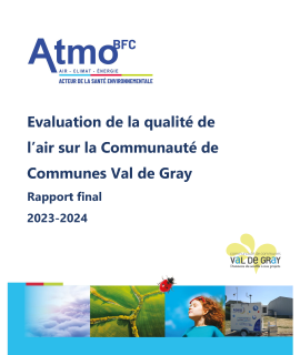 Evaluation de la qualité de l'air sur la Communauté de Communes Val de Gray