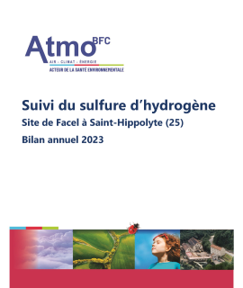 Mesures du sulfure d'hydrogène autour du site Facel - 2023